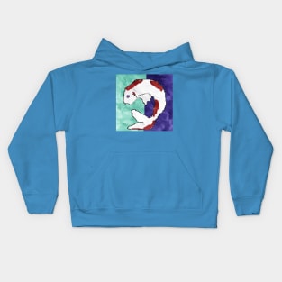 painted koi Kids Hoodie